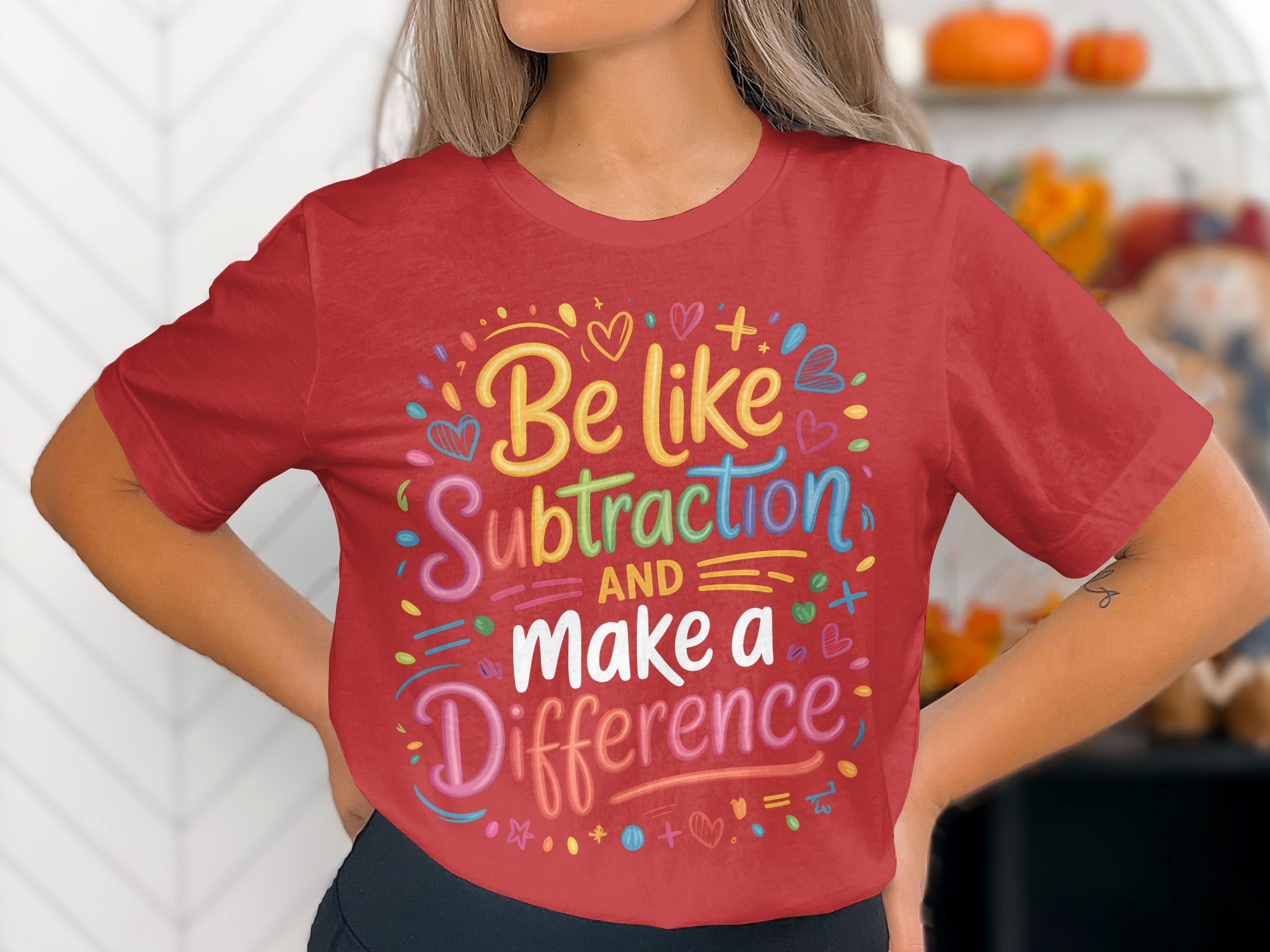 Be Like Subtraction And Make A Difference Shirt