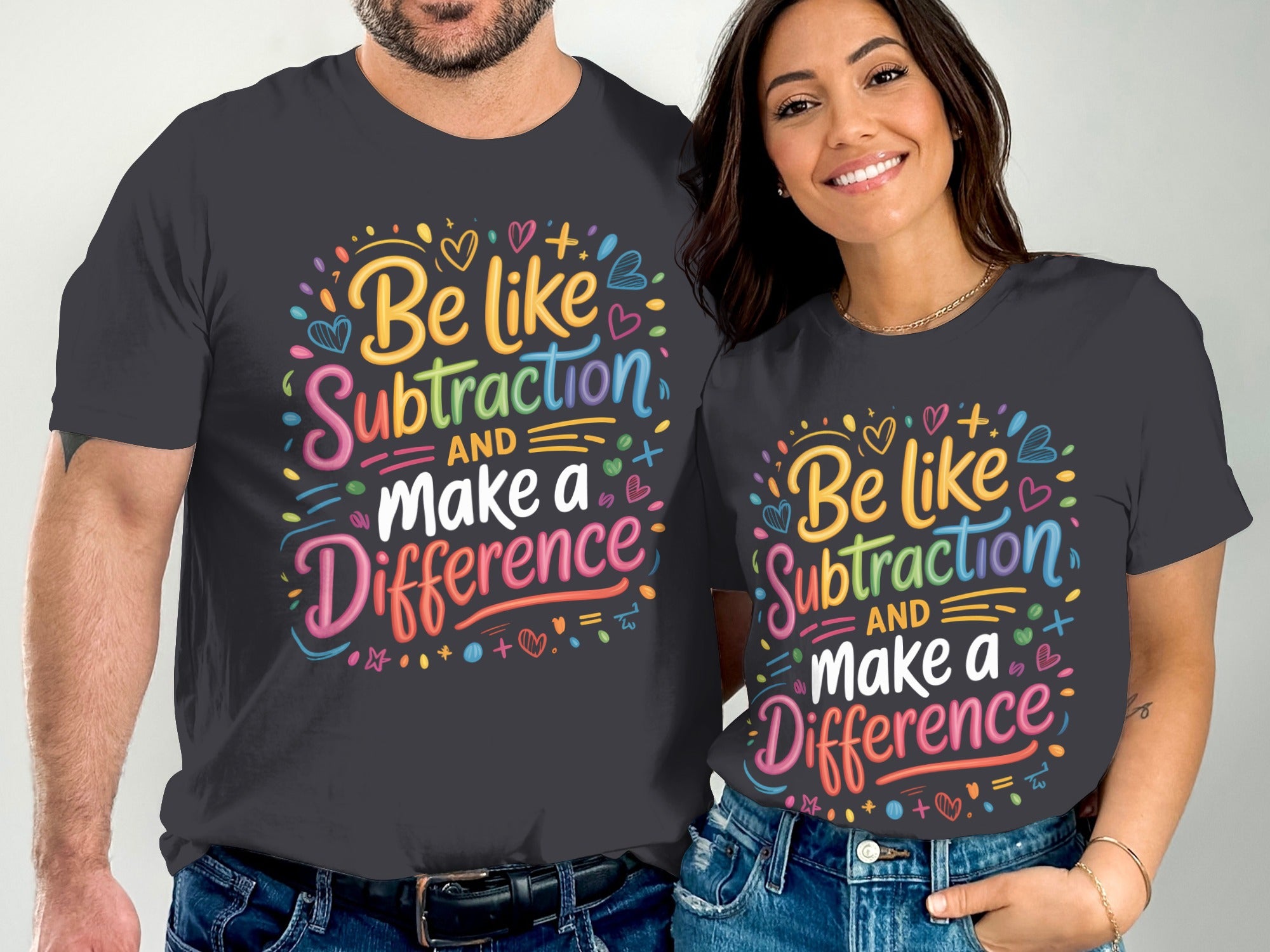 Be Like Subtraction And Make A Difference Shirt