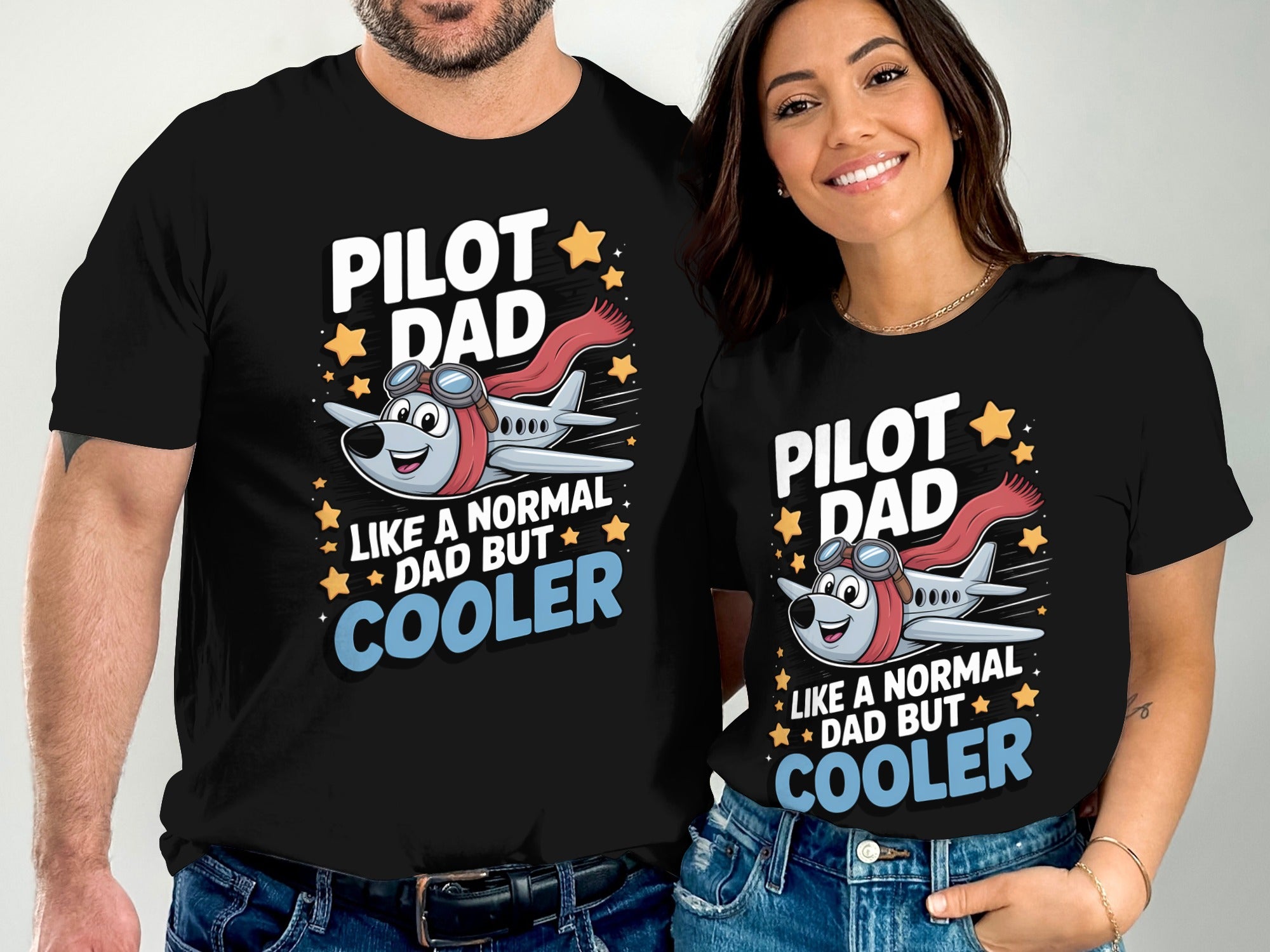 Pilot Dad T-Shirt, Cool Dad Shirt, Airplane Dad Gift, Best Pilot Dad Tee, Funny Dad T-Shirt, Gift for Pilot Father, Aviation Dad