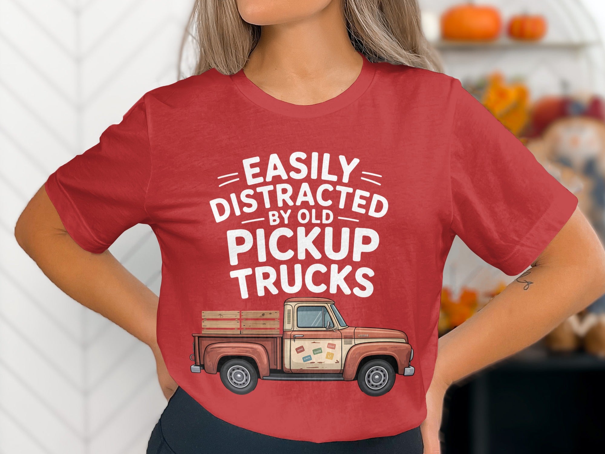 Easily Distracted by Old Pickup Trucks T-Shirt
