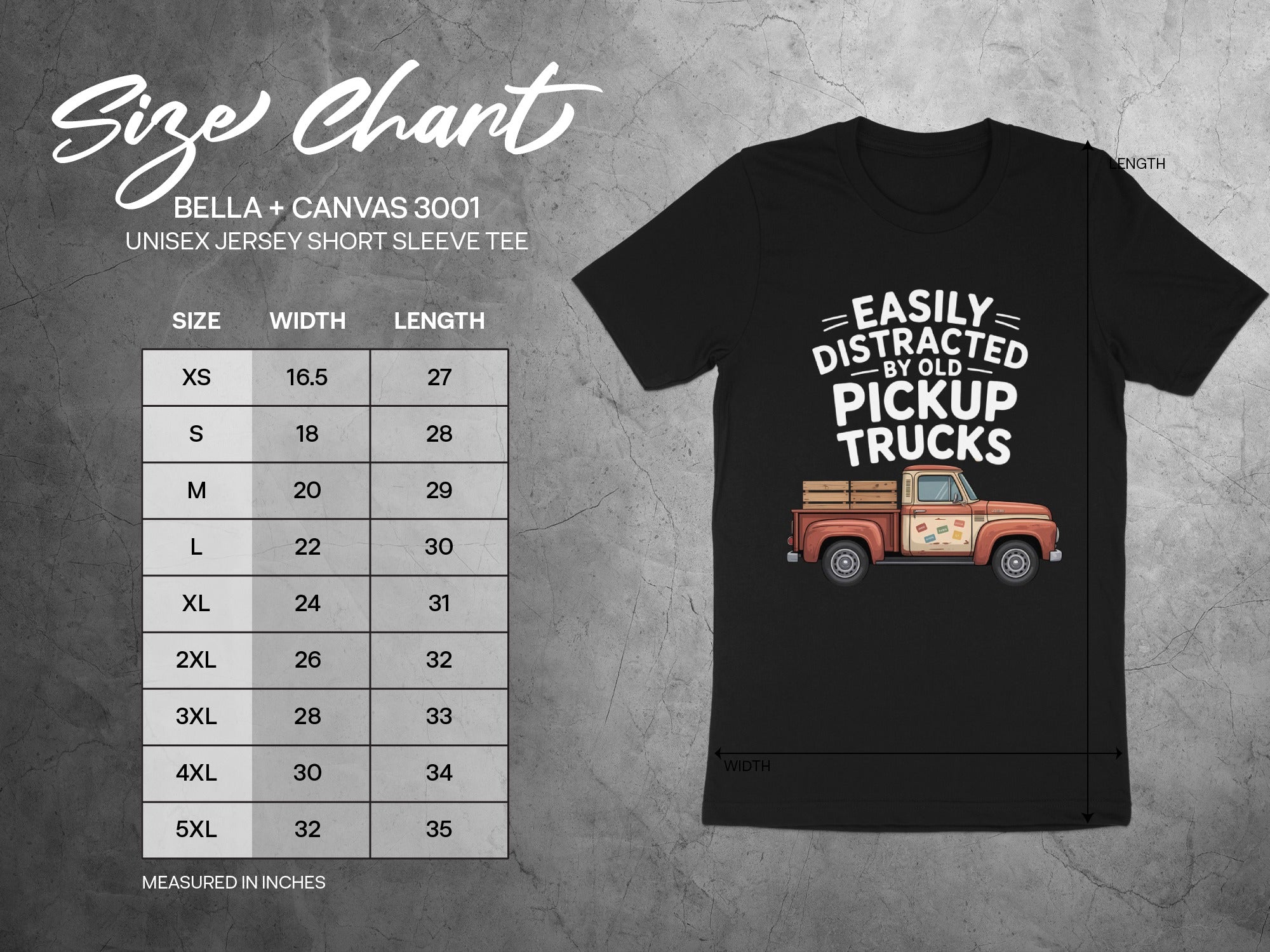 Easily Distracted By Old Pickup Trucks Tee Shirt