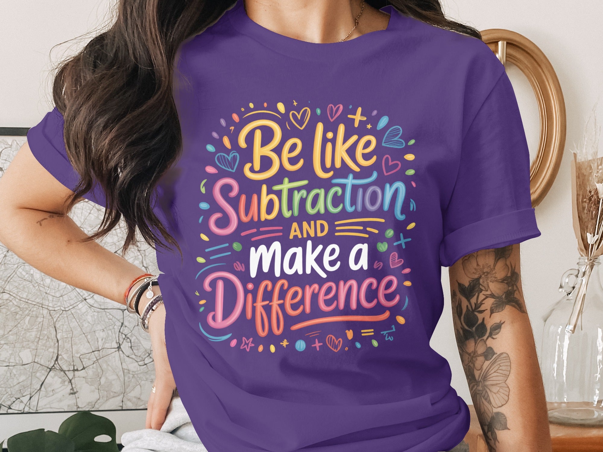 Be Like Subtraction And Make A Difference Shirt