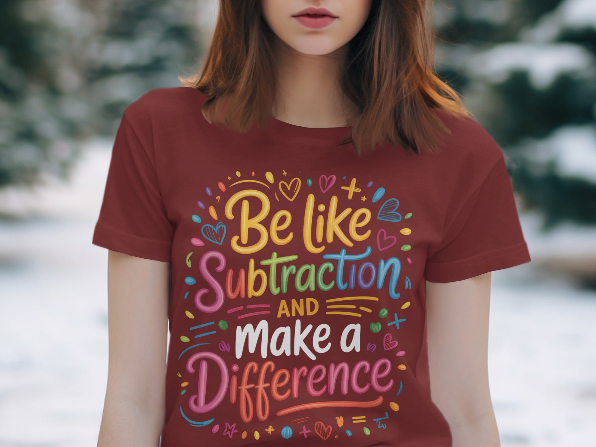 Be Like Subtraction And Make a Difference T-shirt