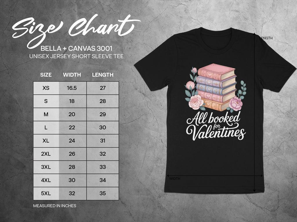 All Booked for Valentines Unisex Short Sleeve Tee