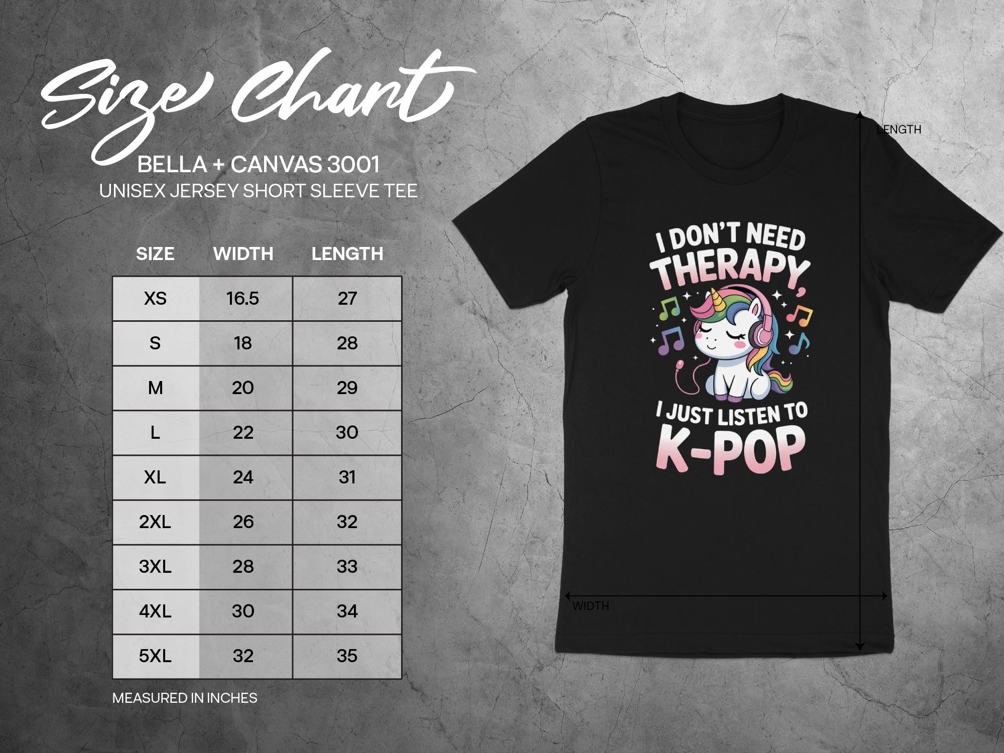 I Don't Need Therapy I Just Listen To K-POP Tee
