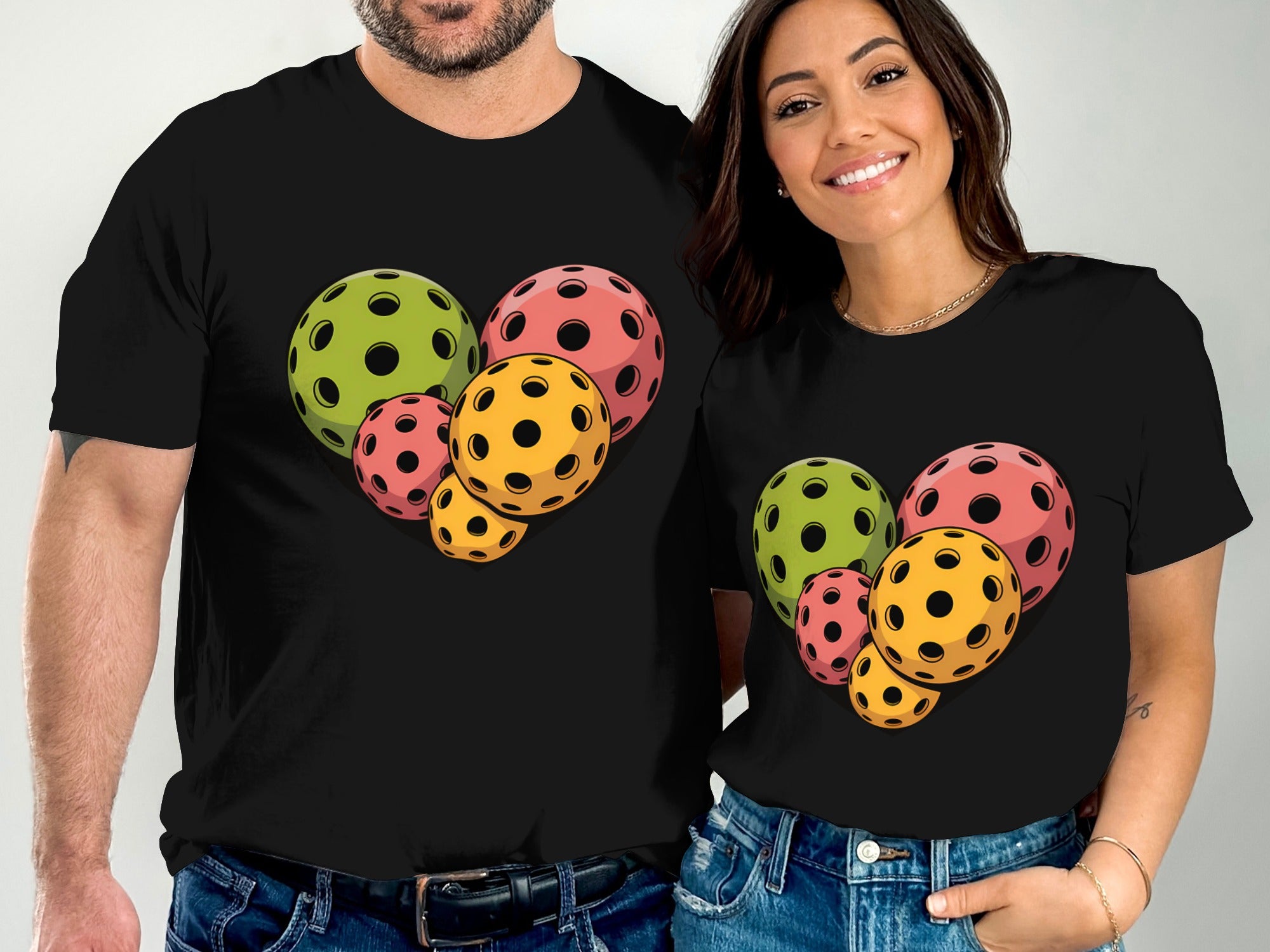 Pickleball Heartbeat T Shirt, Cute Sports T Shirt, Funny Team T Shirt, Trendy Gift Tee, Player Graphic T Shirt, Sports Lover Apparel