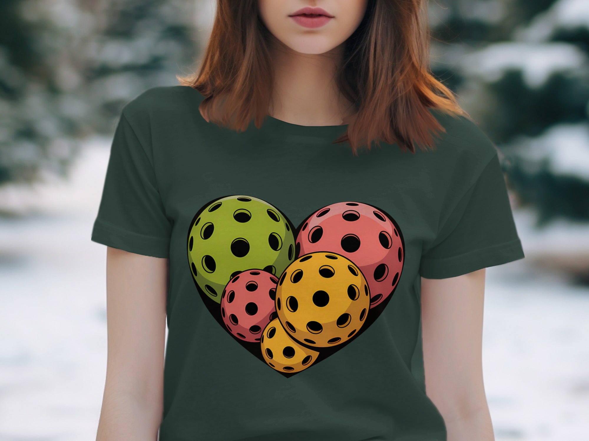 Pickleball Heartbeat T Shirt, Cute Sports T Shirt, Funny Team T Shirt, Trendy Gift Tee, Player Graphic T Shirt, Sports Lover Apparel