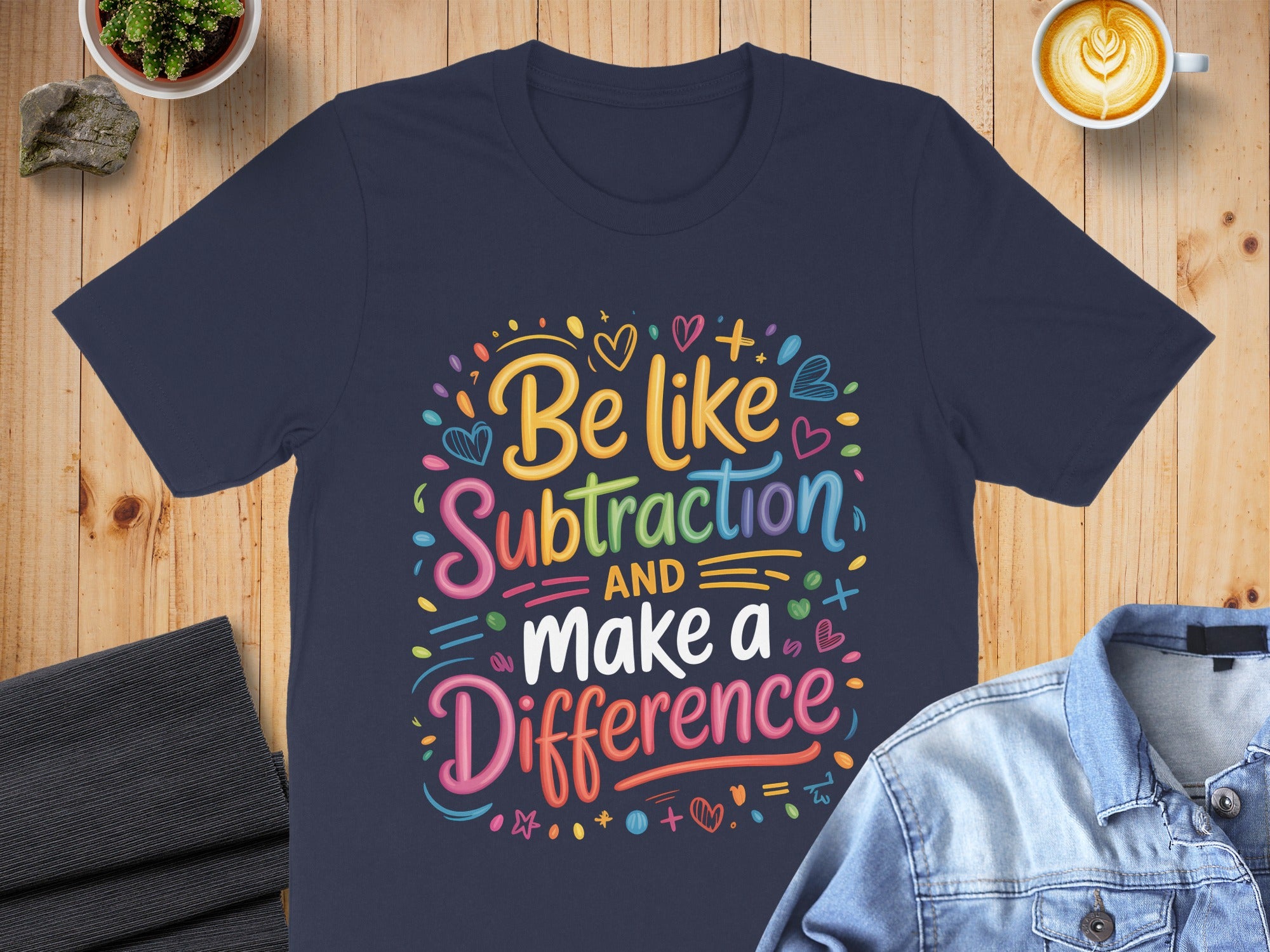 Be Like Subtraction And Make a Difference T-shirt