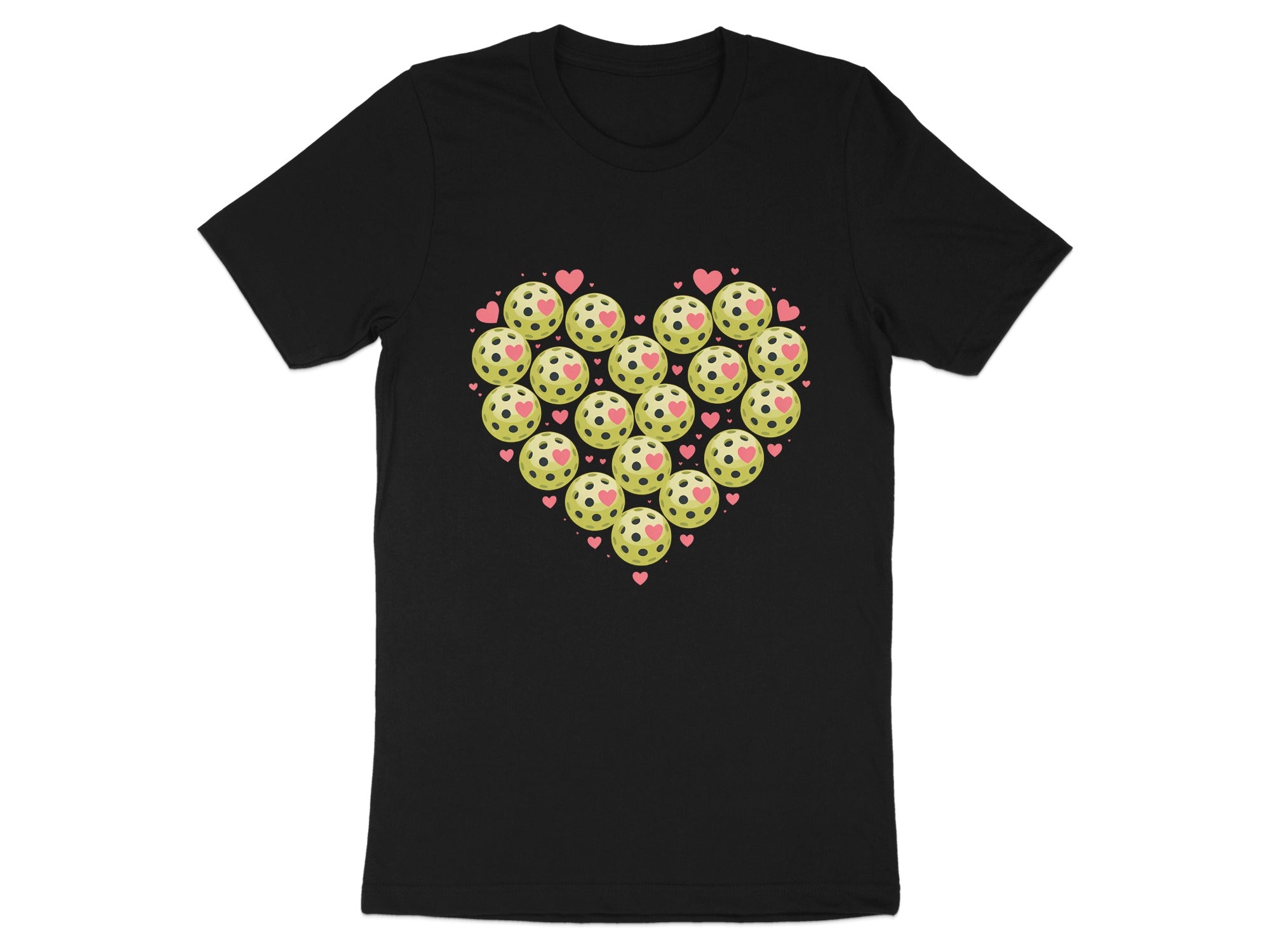 Pickleball Heart T-Shirt, Valentines Day Gift, Sporty T Shirt, Pickleball Lover, Gift For Him Her, Cool Graphic Tee, Trending Shirt