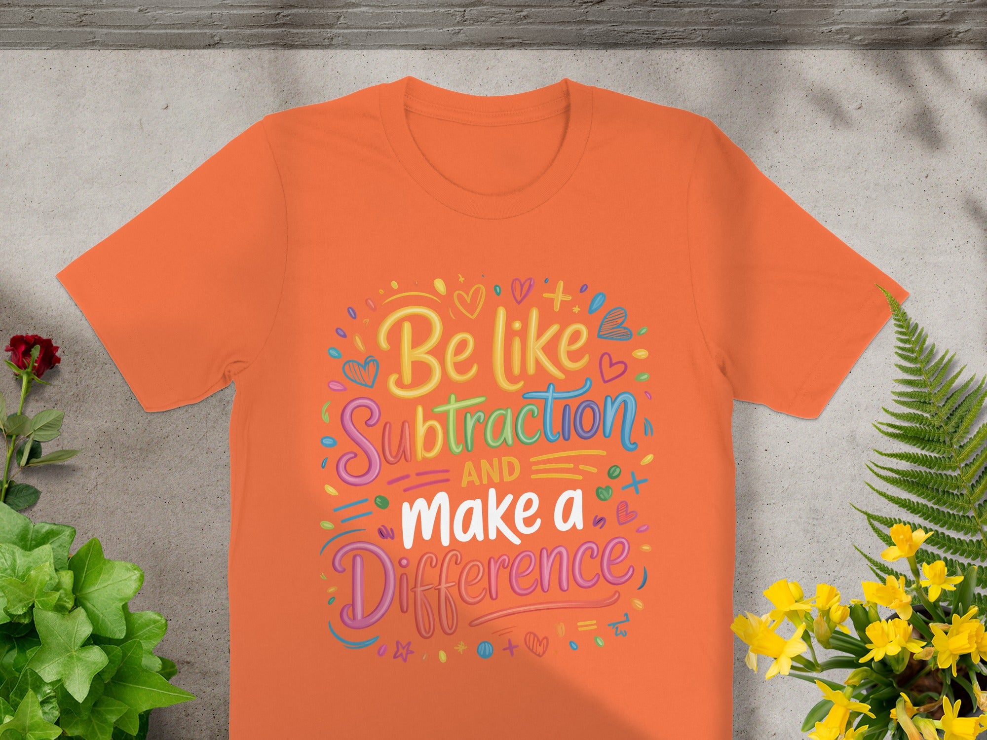 Be Like Subtraction And Make A Difference Shirt