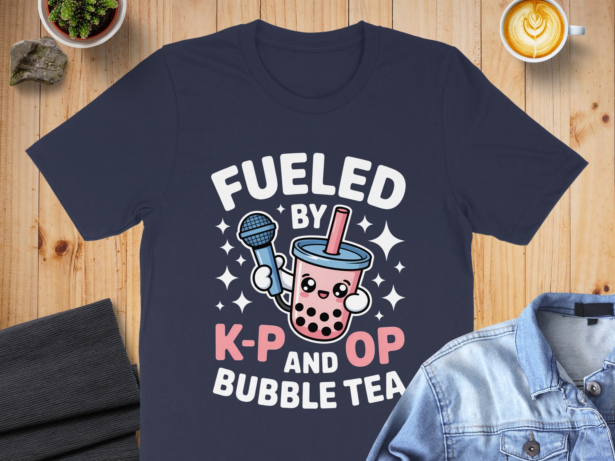 Fueled by K-Pop and Bubble Tea T-Shirt