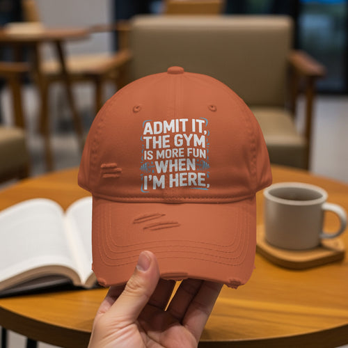 Admit It The Gym Is More Fun When I'm Here Hat