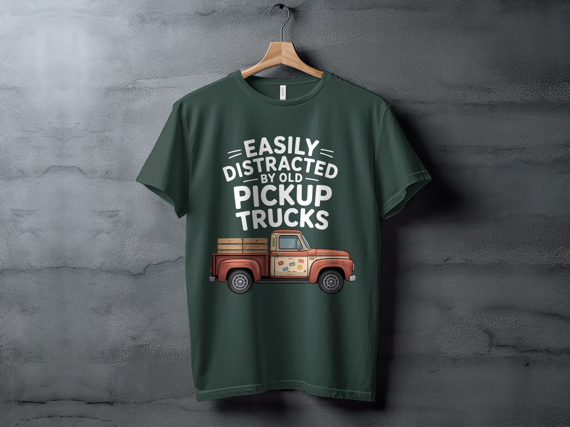 Easily Distracted by Old Pickup Trucks Shirt
