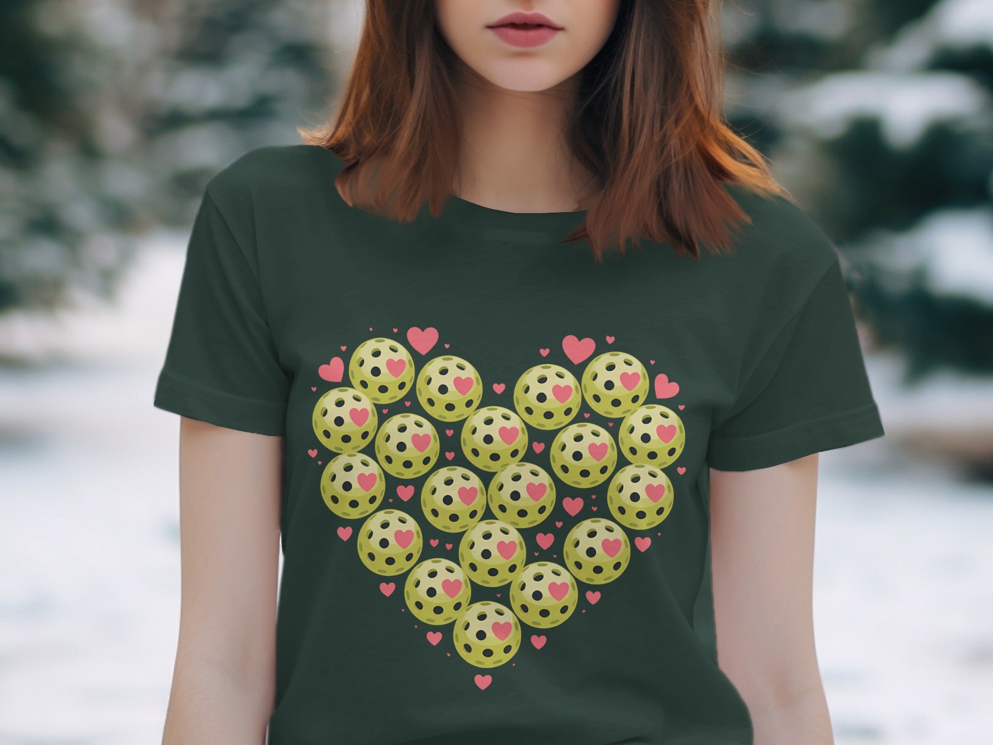 Pickleball Heart T-Shirt, Valentines Day Gift, Sporty T Shirt, Pickleball Lover, Gift For Him Her, Cool Graphic Tee, Trending Shirt