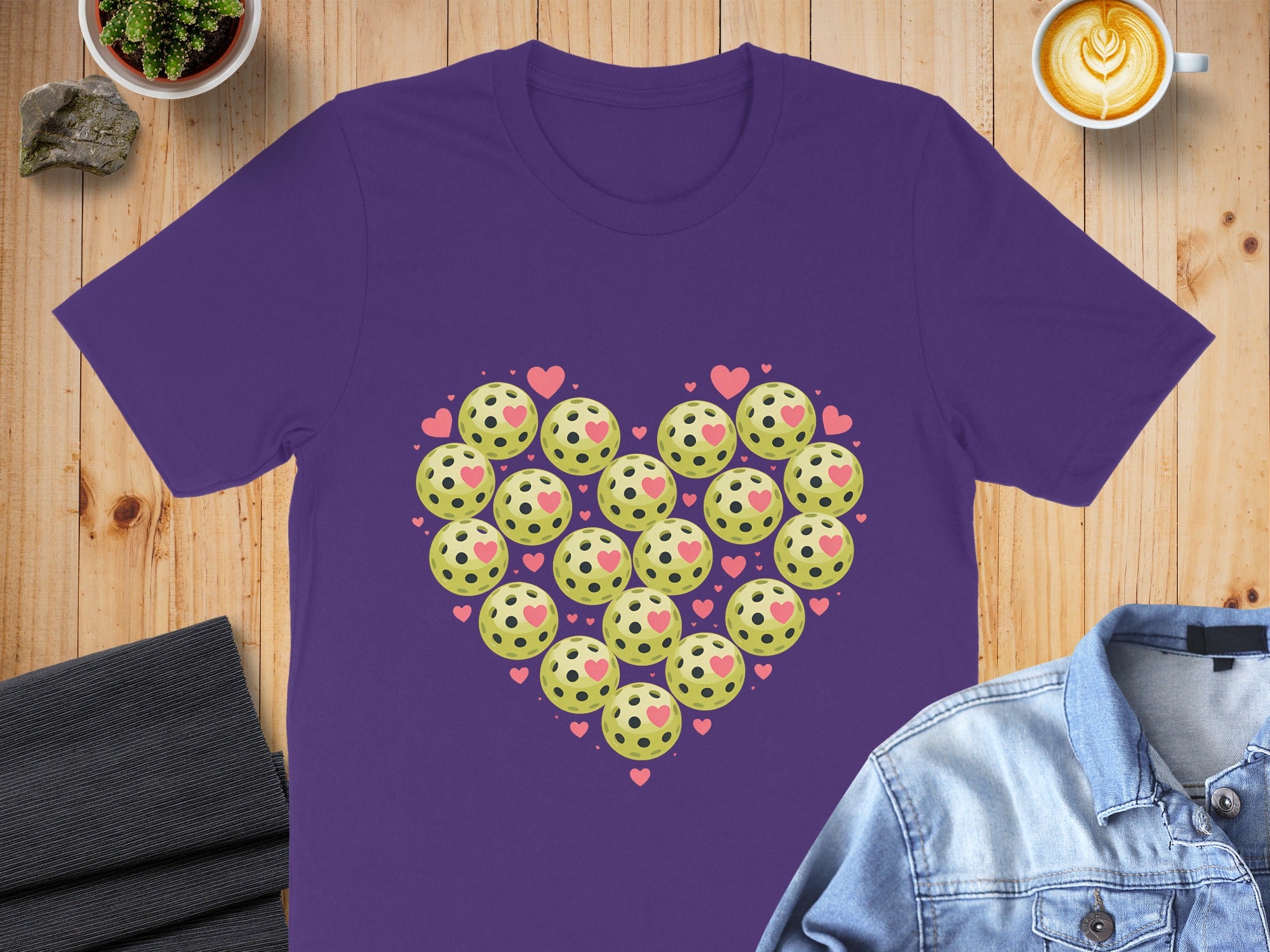 Pickleball Heart T-Shirt, Valentines Day Gift, Sporty T Shirt, Pickleball Lover, Gift For Him Her, Cool Graphic Tee, Trending Shirt