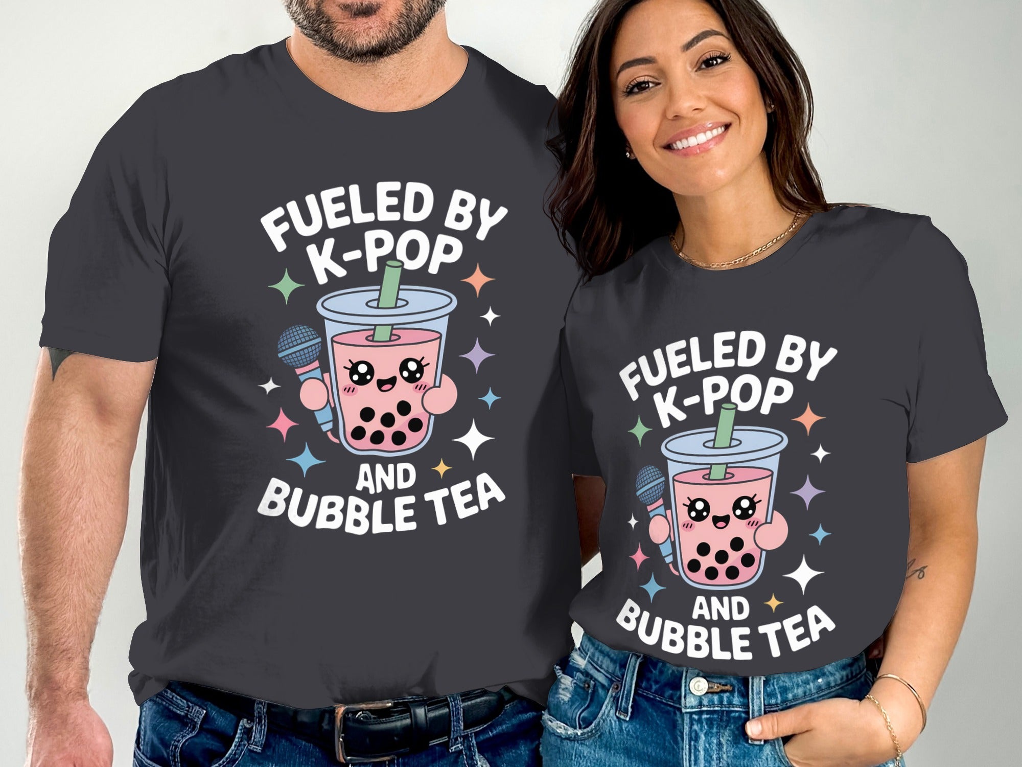 Fueled by K-Pop and Bubble Tea Graphic Tee